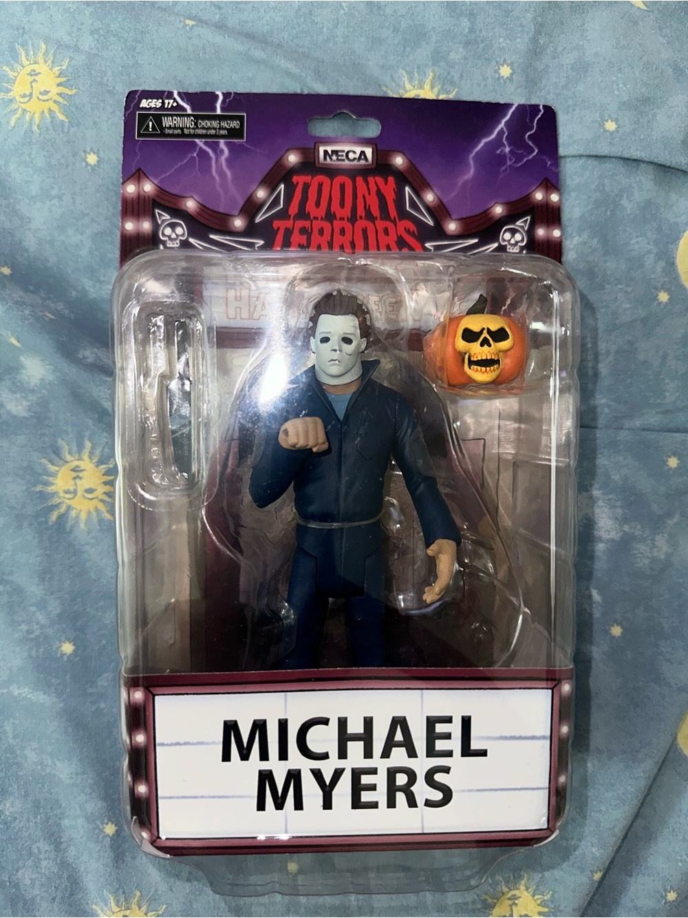 ❗️NWT❗️ NECA Toony Terrors Michael Myers Figure - Blue Outfit, White Mask